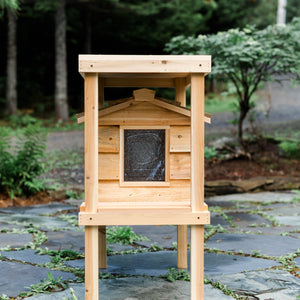 Outdoor Cat House with loft