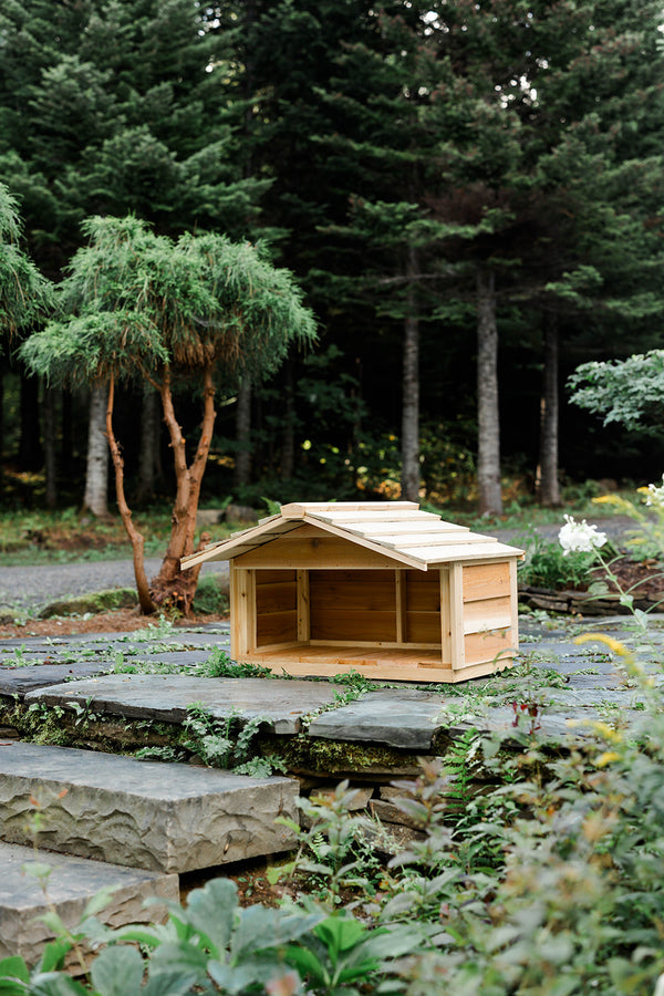 Outdoor Feeding Station with Extended Roof