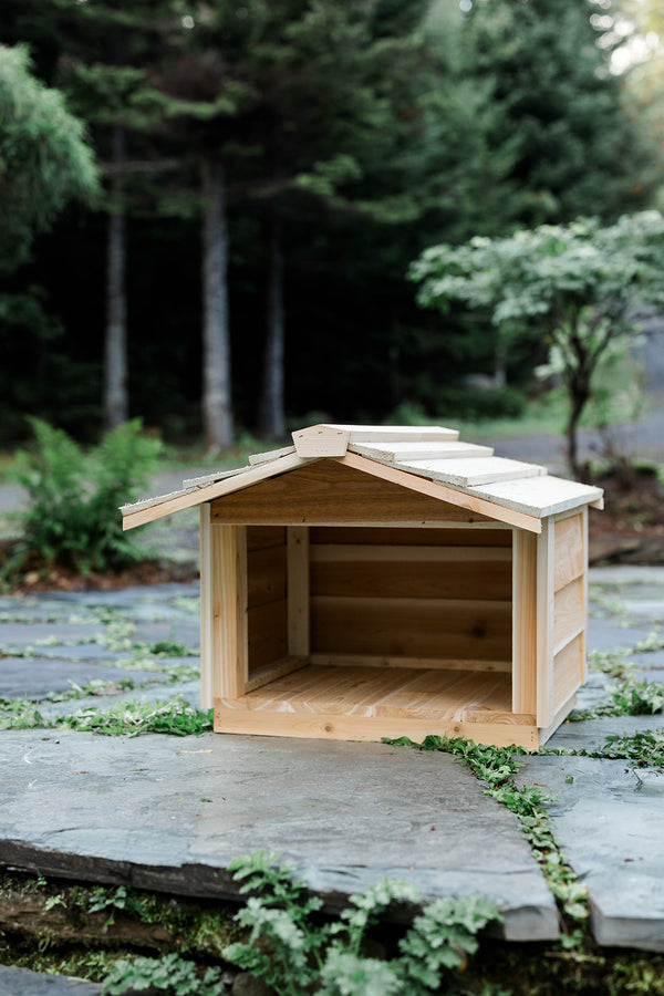 Outdoor Feeding Station with Extended Roof