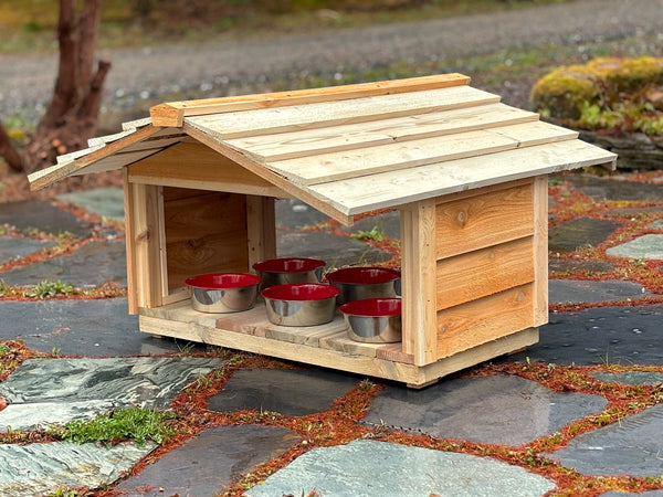 Large Outdoor Feeding Station Double Sided