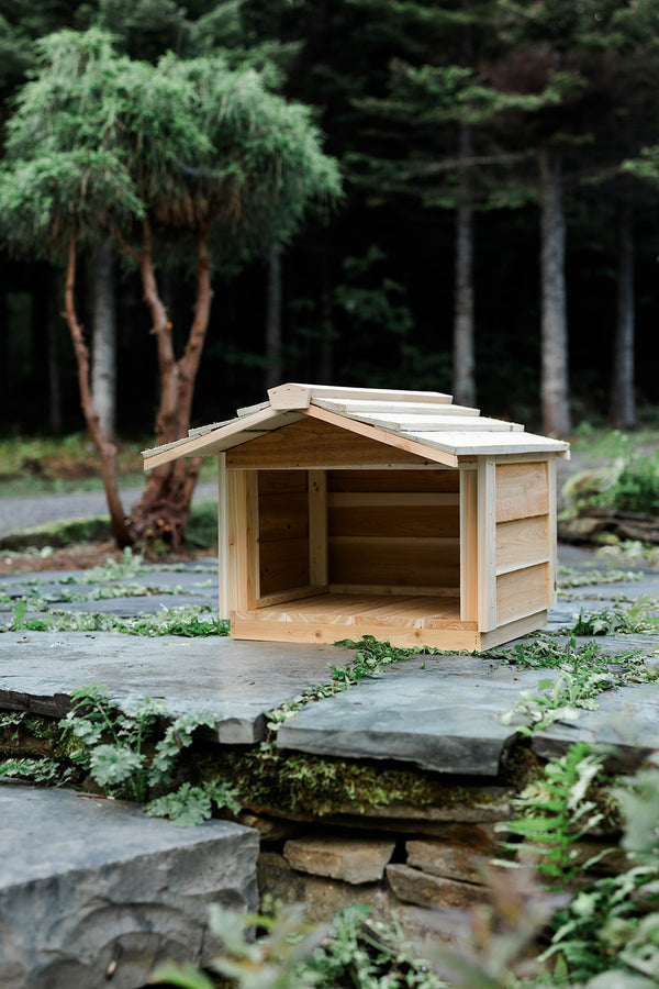 Outdoor Feeding Station with Extended Roof